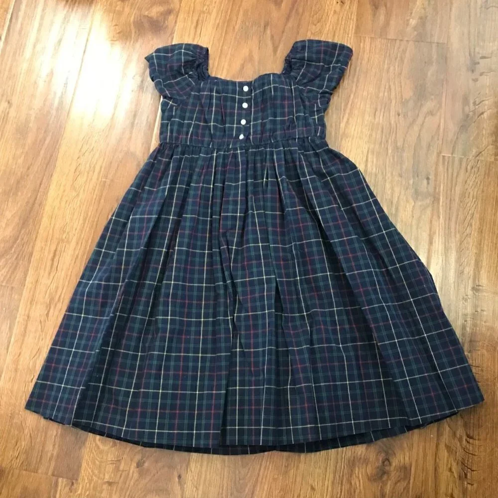 Ralph Lauren plaid holiday dress